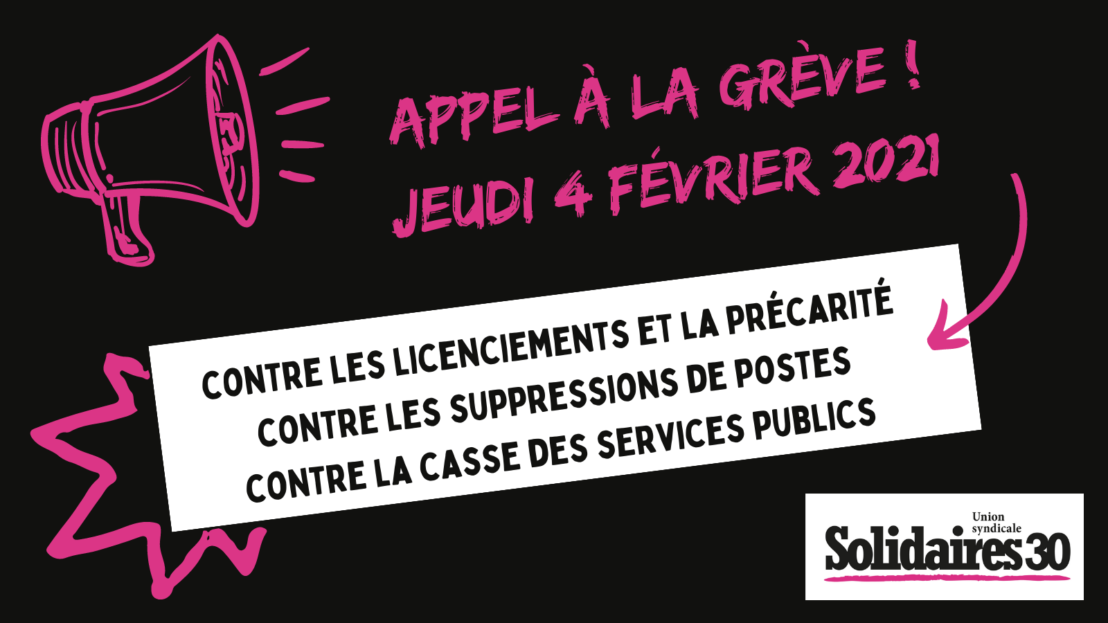 Toutes et tous, ensemble, mobilisé·e·s le 4 février !