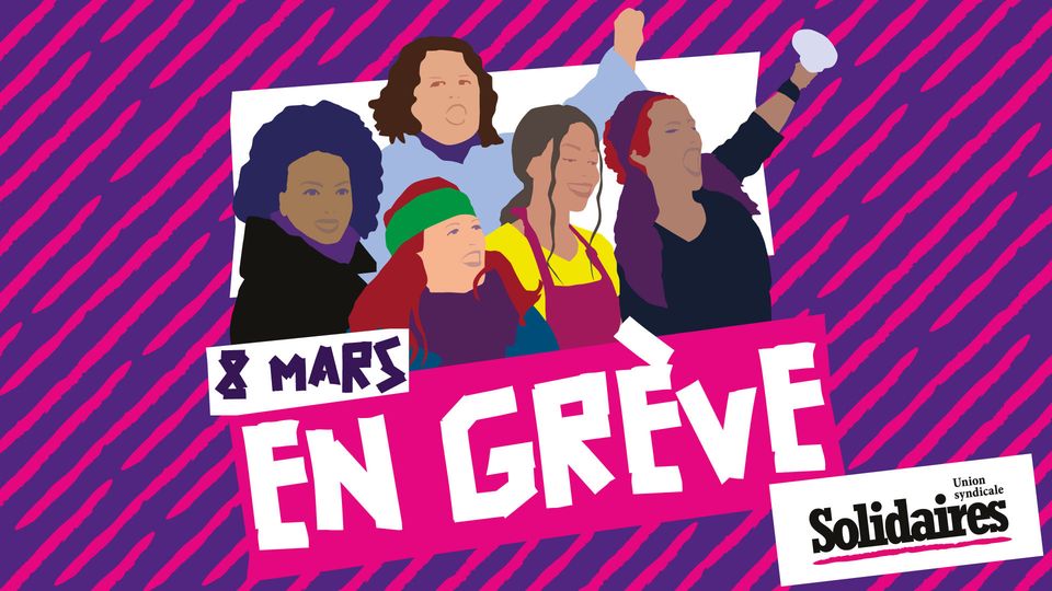 TOUTES & TOUS EN GRÈVE LE 8 MARS