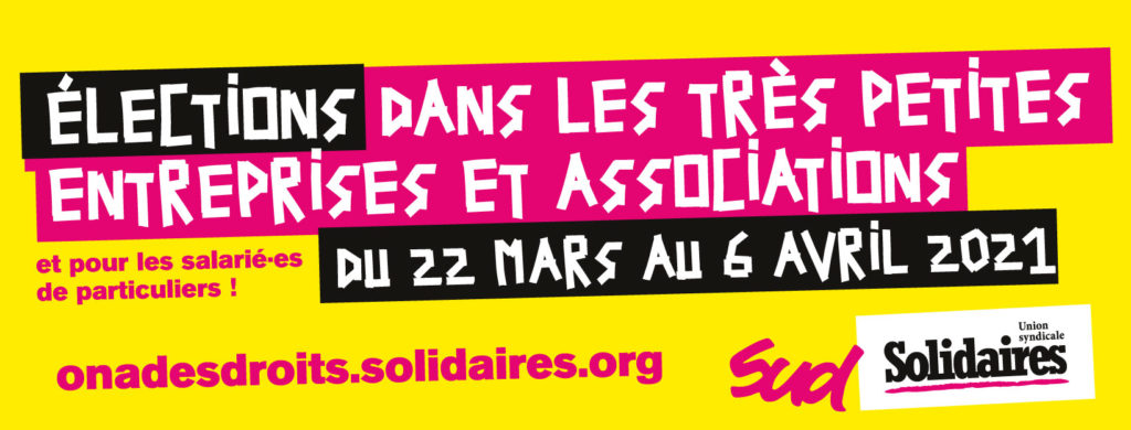 Elections TPE/TPA : votons Solidaires