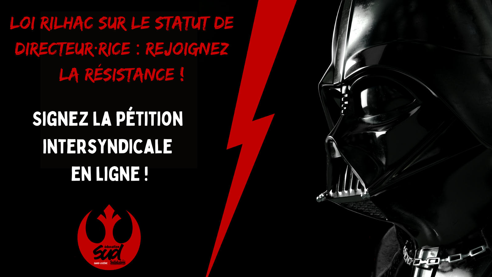 STOP à la loi Rilhac ! Directeur·rice·s, signez la pétition intersyndicale !