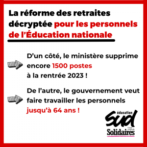 Maintenons la pression sur le gouvernement : toutes et tous mobilisé.es le jeudi 16 février  pour préparer le blocage du pays à partir du 7 mars !