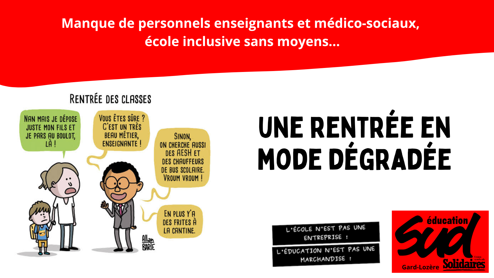 Une rentrée en mode dégradé