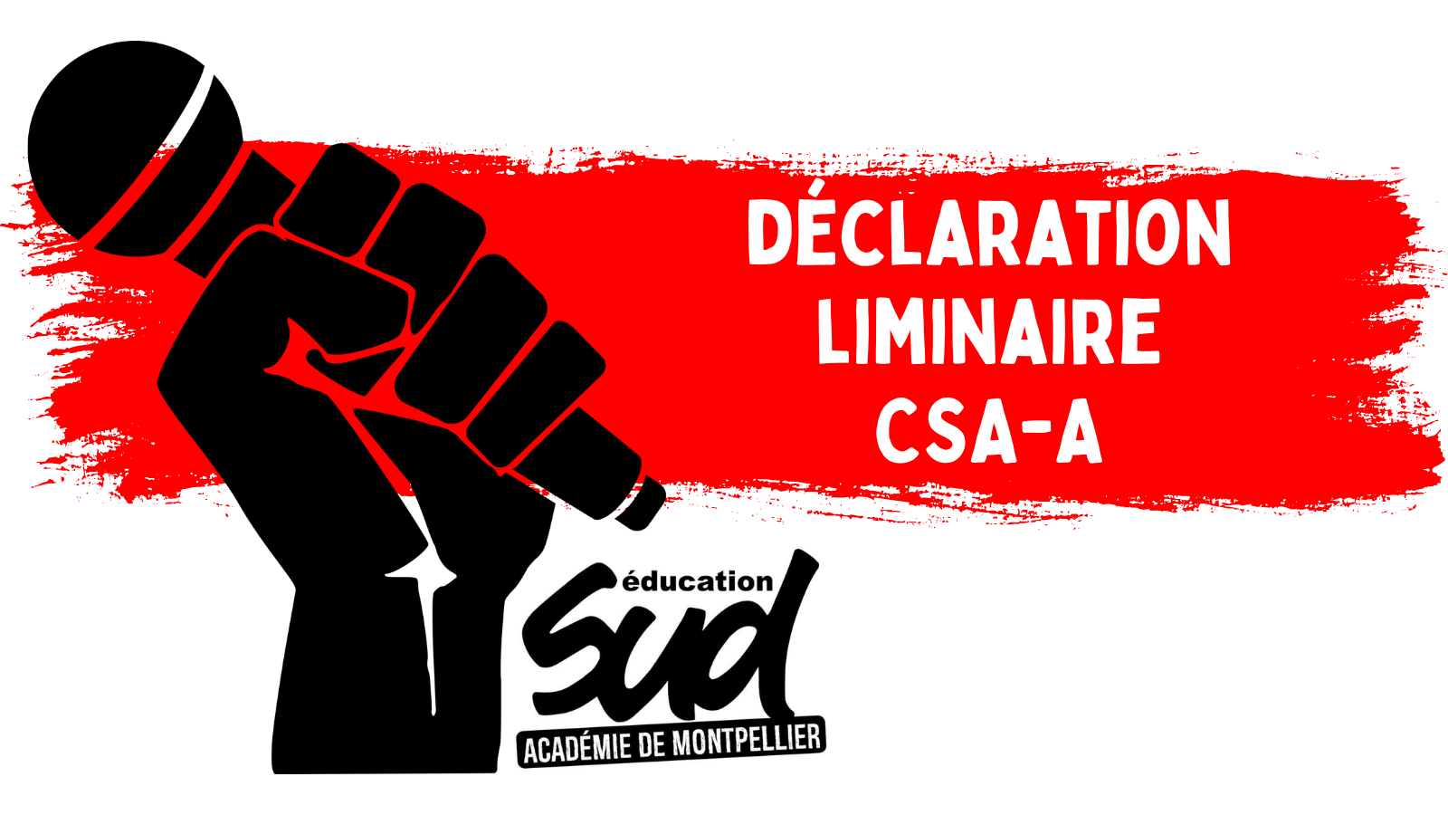 Déclaration de SUD éducation Académie de Montpellier au CSA du 14 octobre 2024