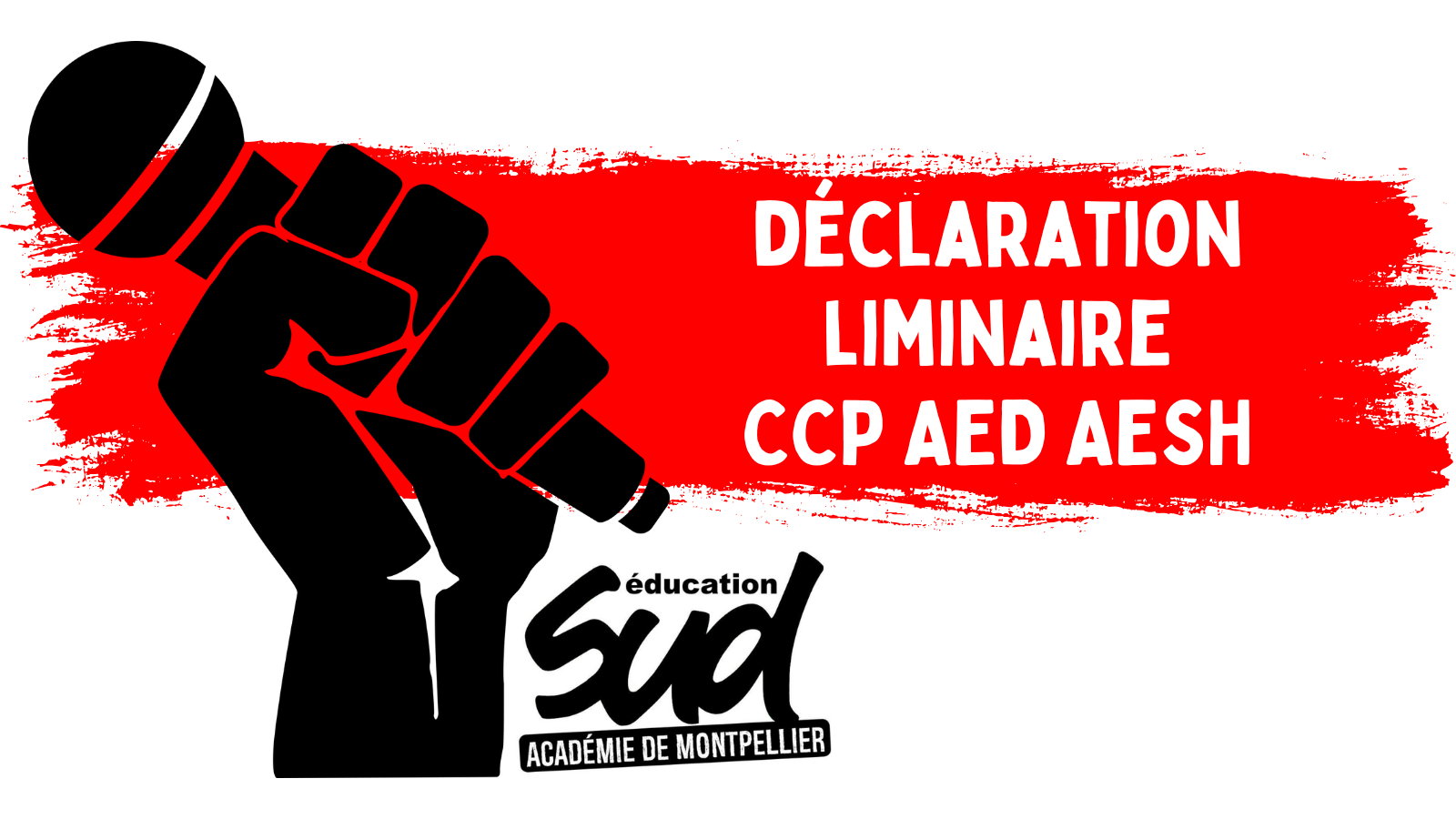 Déclaration de SUD éducation Académie de Montpellier à la CCP AED-AESH du 15 octobre 2024