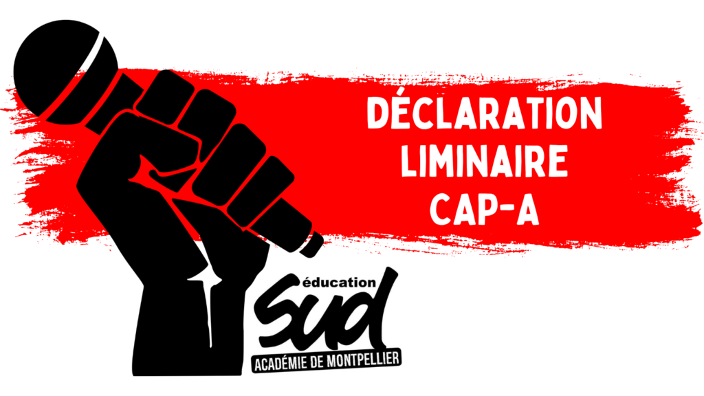 Fortes chaleurs, réformes délétères, austérité : déclaration de SUD éducation en CAPA Fortes chaleurs, réformes délétères, austérité : déclaration de SUD éducation en CAPA