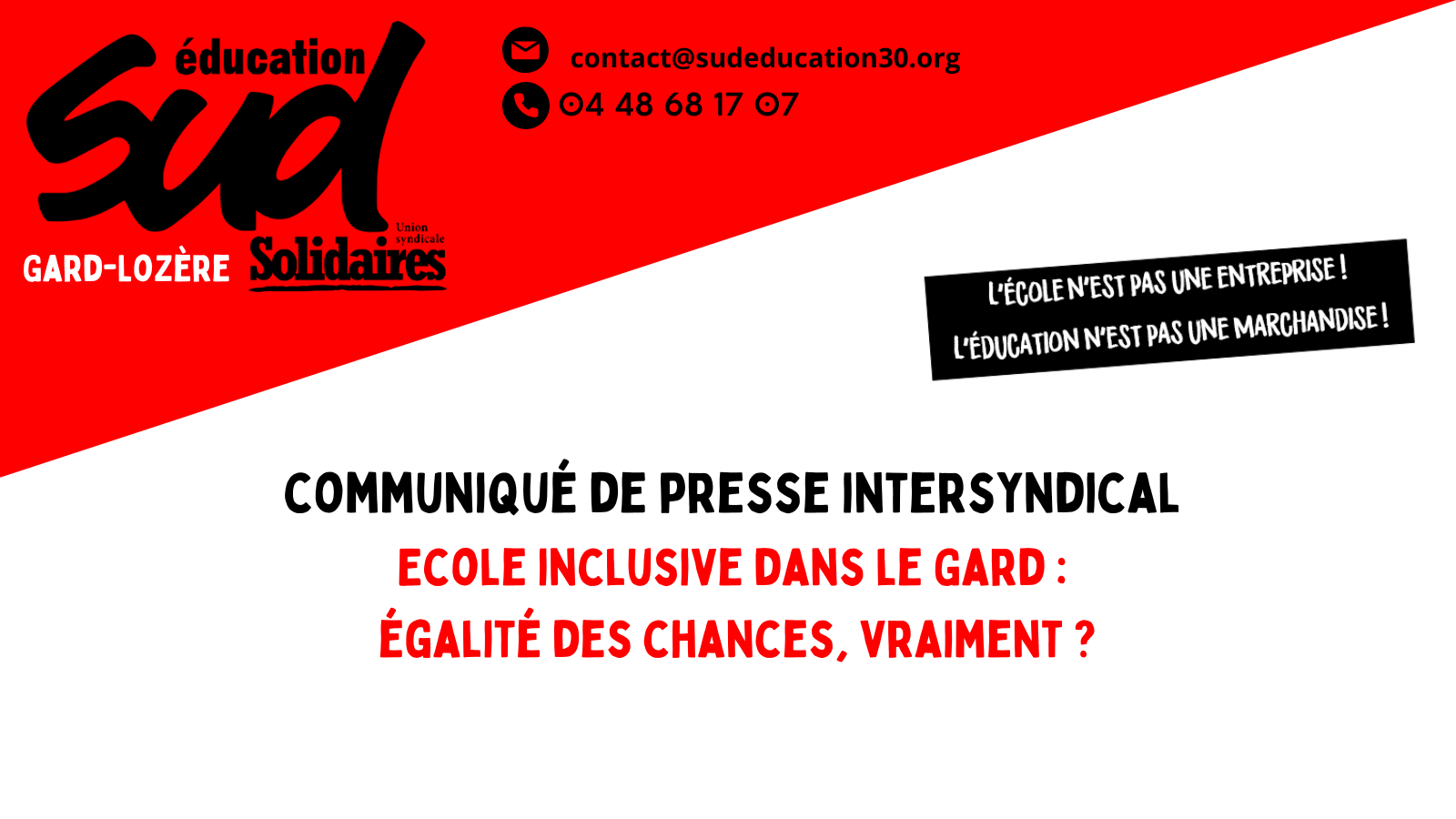 Ecole inclusive dans le Gard : égalité des chances, vraiment ?